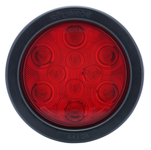 Optronics STL43RK Lens 4″ Round Sealed LED Light Kit, Red