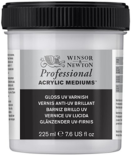 Winsor & Newton Professional Acrylic Medium Gloss UV Varnish, 225ml