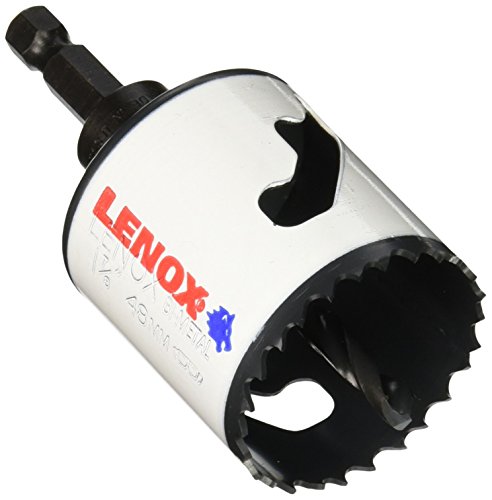 Lenox Tools – 1772778 LENOX Tools Bi-Metal Speed Slot Arbored Hole Saw with T3 Technology, 1-7/8″