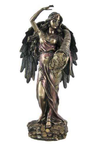 Veronese Design 11 1/2″ Tall Fortuna Roman Goddess Of Fortune Statue Tykhe Tyche Home Decor Figurine Collectibles