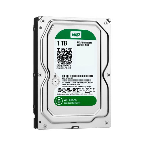 WD Green 1 TB Desktop Hard Drive: 3.5 Inch, SATA III, 64 MB Cache – WD10EARX