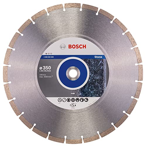 Bosch Professional 2608602603 Standard for Stone Diamond Cutting disc, Silver/Grey