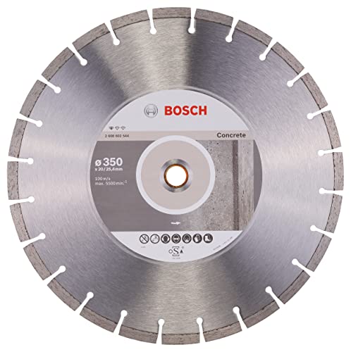 Bosch Professional 2608602544 Standard for Concrete Diamond Cutting disc, Silver/Grey, 350 mm