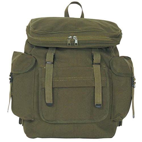 Fox Outdoor Products European Rucksack, Olive Drab, 20 x 13 x 7 1/2-Inch