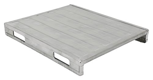 Vestil SDSP-4048 Steel Solid Deck Pallet, 4000 lbs Capacity, 40″ Width, 6″ Height, 48″ Depth