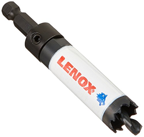 LENOX Tools Bi-Metal Speed Slot Arbored Hole Saw with T3 Technology, 3/4″ – 1772426