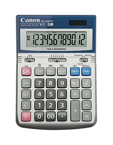 Canon Office Products HS-1200TS Business Calculator, Black, 4 7/8 x 6 7/8