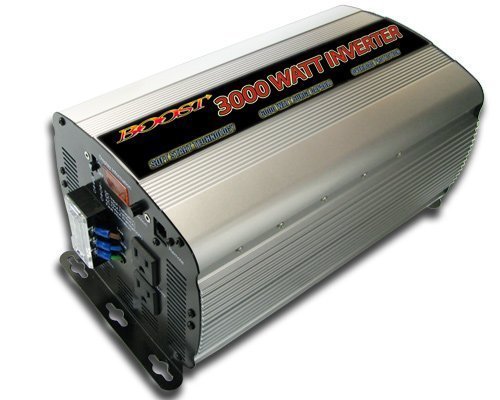 Boost 3000 W Continuous 6000 watt Peak 12v Dc to 120v Ac Car Truck Automotive Power Inverter