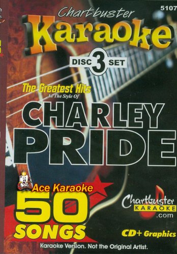 Chartbuster Karaoke CDG 3 Disc Pack CB5107 – The Greatest Hits of Charley Pride