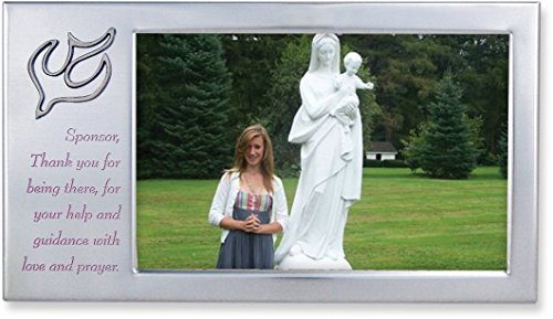 Cathedral Art Silver Abbey & CA Sponsor Gift Satin Finish Picture Frame, 8×5