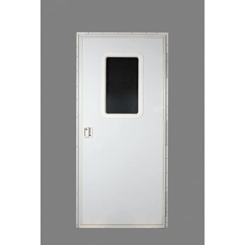 AP Products 015-217719 RV Square Entrance Door – 28″ x 72″, Polar White