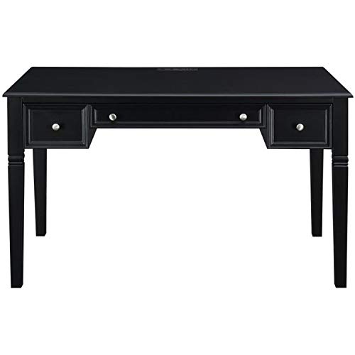 Coaster Home Furnishings Writing Desk with Keyboard Drawer and Power Outlet Black