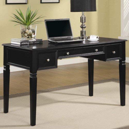Coaster Home Furnishings Writing Desk with Keyboard Drawer and Power Outlet Black | The Storepaperoomates Retail Market - Fast Affordable Shopping