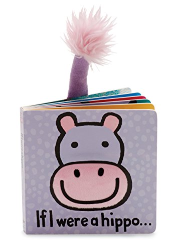 Jellycat Baby Touch and Feel Board Books, If I were a Hippo