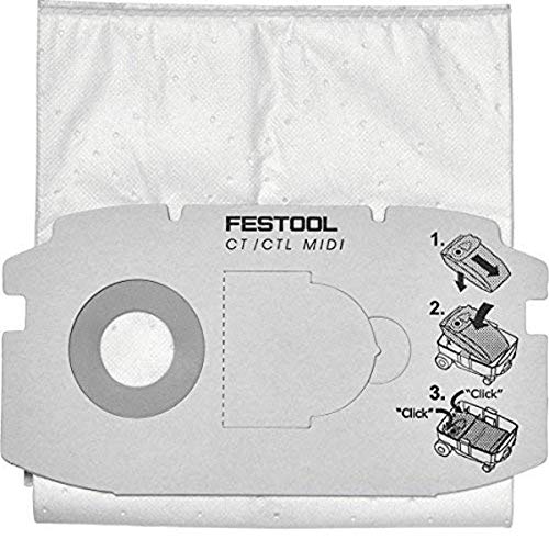 Festool 498411 Self Clean Filter Bag for CT MIDI