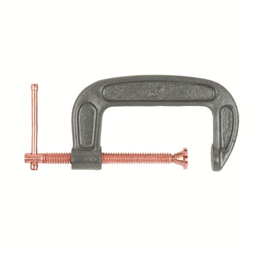 Lincoln Electric KH907 Steel C-Clamp, 5″ Jaw Width, Gray (Pack of 1)
