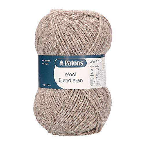 Patons wool blend aran – beige (00011)