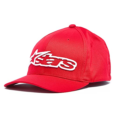 ALPINESTARS Men’s Blaze Flexfit Hat, Red/White, Large/X-Large