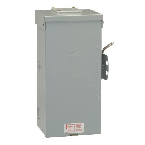 GE TC10324R 3 Wire 2 Pole Non-Fusible Emergency Power Transfer Switch 240 Volt AC 200 Amp NEMA 3R Spec-Setter