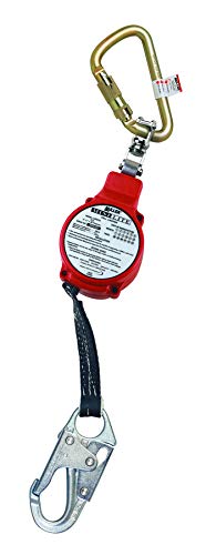 Honeywell Safety Products by MiniLite 11-Foot Personal Fall Limiter with Steel Carabiner/Swivel Shackle and Locking Snap Hook, 310 lb. Capacity (FL11-3-Z7/11FT)