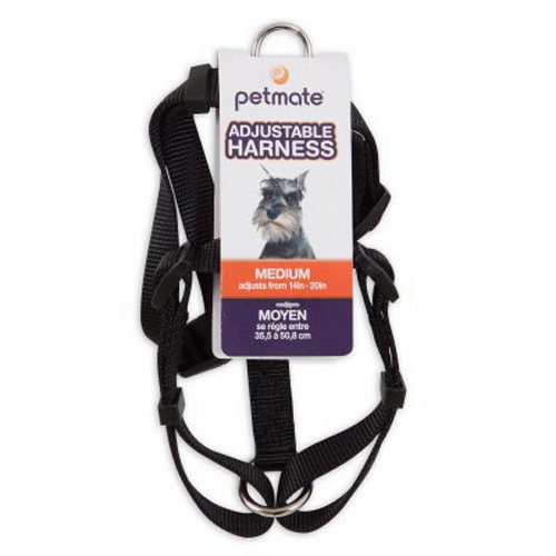 Petmate Aspen PET Products 17210 Dog Harness, 5/8 by 12 to 20-Inch, Black