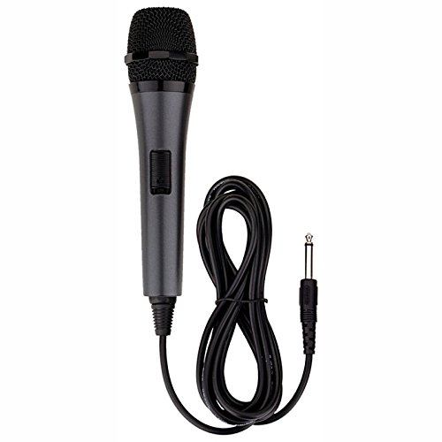Karaoke USA M187 Professional Dynamic Microphone (Corded),Black