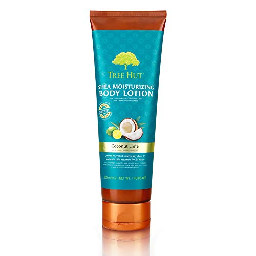 Tree Hut Shea Moisturizing Body Lotion Coconut Lime, 9oz, Ultra Hydrating Body Lotion for Nourishing Essential Body Care (Pack of 2)