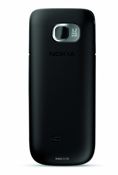 Nokia C2-01.5 Unlocked GSM Phone with 3.2 MP Camera and Music and Video Player–U.S. Version with Warranty (Black)