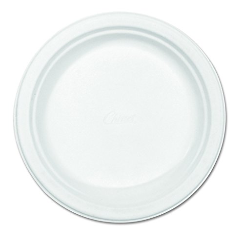 Chinet 21227 Paper Dinnerware, Plate, 8 3/4″ Dia, White (Case of 500)