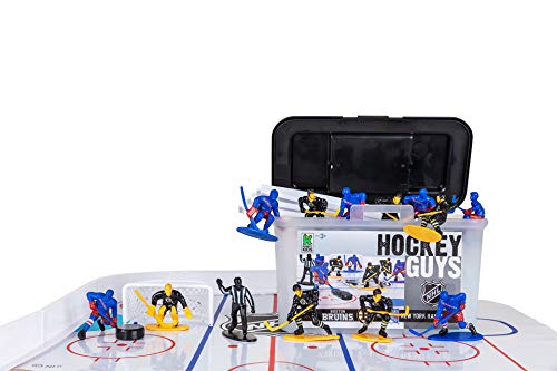 Kaskey Kids NHL Hockey Guys –Rangers vs Bruins – Inspires Kids Imaginations with Endless Hours of Creative, Open-Ended Play – Includes 2 Teams & Accessories – 25 Pieces in Every Set