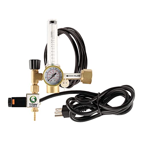 Titan Controls CO₂ Regulator – Compatible with Titan Controls CO₂ Controllers and Other CO₂ Controllers, For Gardens