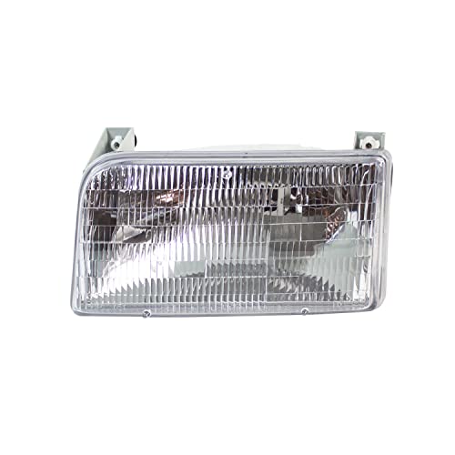 TYC Left Headlight Assembly Compatible with 1992-1996 Ford Bronco