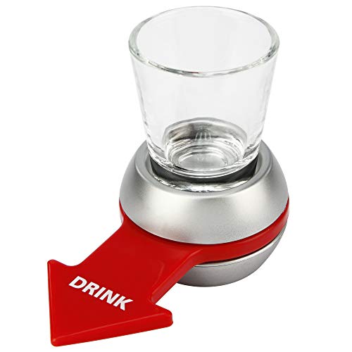 Barbuzzo Original Spin the Shot – Fun Adult Drinking Games, Includes 2 Ounce Shot Glass | The Storepaperoomates Retail Market - Fast Affordable Shopping