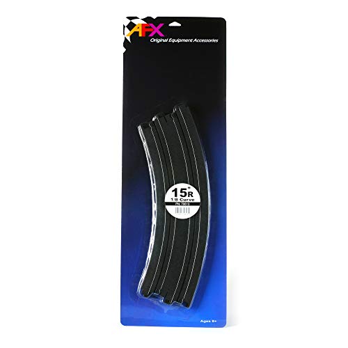 AFX/Racemasters Track Curve 15″ 1/8R Pair AFX70613 HO Slot Racing Track