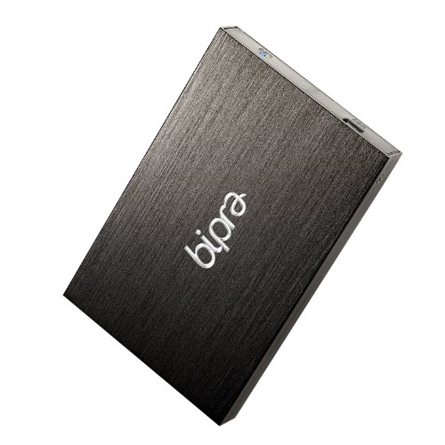 BIPRA 320Gb 320 Gb 2.5 Inch External Hard Drive Portable USB 2.0 Fat32- Black