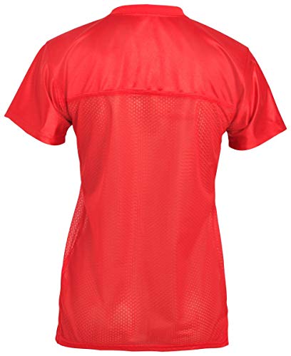 Augusta Sportswear Women’s XX-Large Junior Fit Replica Football Tee, Red, XX-Large | The Storepaperoomates Retail Market - Fast Affordable Shopping
