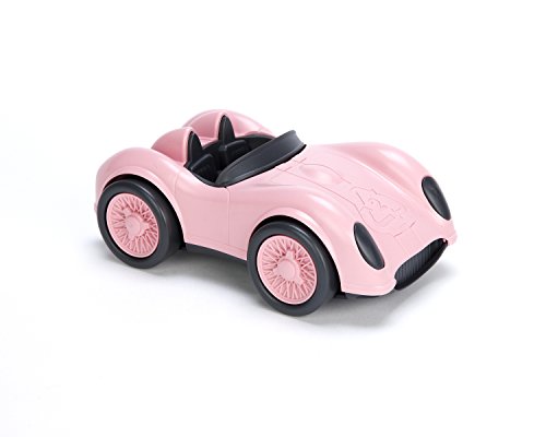Green Toys Race Car, Pink – Pretend Play, Motor Skills, Kids Toy Vehicle. No BPA, phthalates, PVC. Dishwasher Safe, Recycled Plastic, Made in USA.