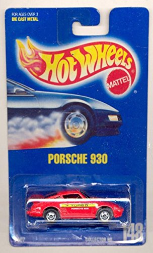Hot Wheels Mattel Porsche 930 148 Blue Card 1991