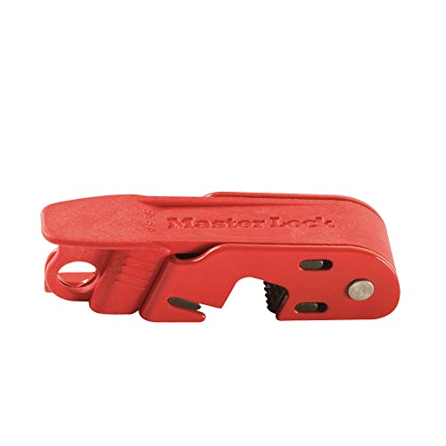 Master Lock Circuit Breaker Lockout, Lockout Tagout Breaker Lock, Breaker Box Lock for Standard Single and Double Toggles, 493B