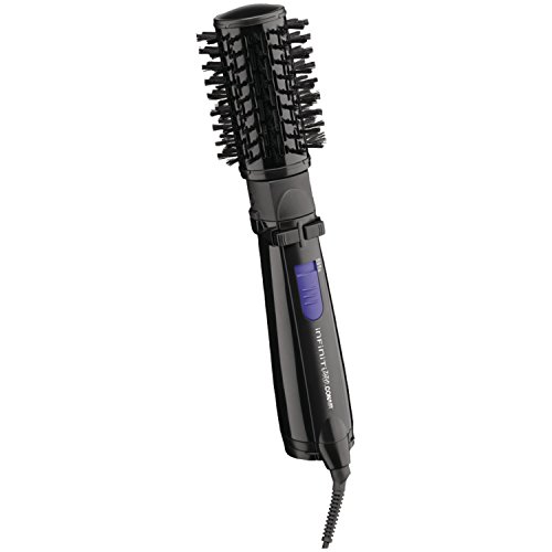 INFINITIPRO BY CONAIR Spin Air Rotating Styler/Hot Air Brush, 2-inch, Black