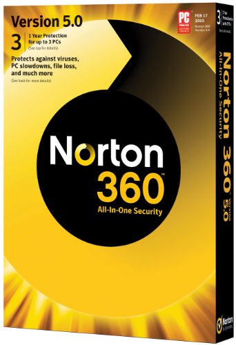 Norton 360 5.0 1-User/3PCs [Old Version]
