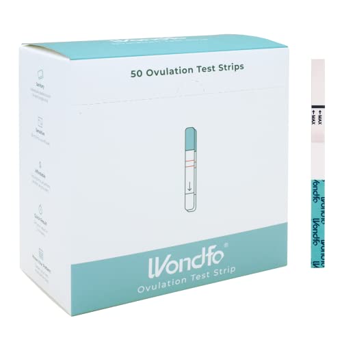 Wondfo Ovulation Test Strips Predictor Kit Detecting LH Surge – Highly Sensitive at Home Test Kit (50 Count) – W2-S50