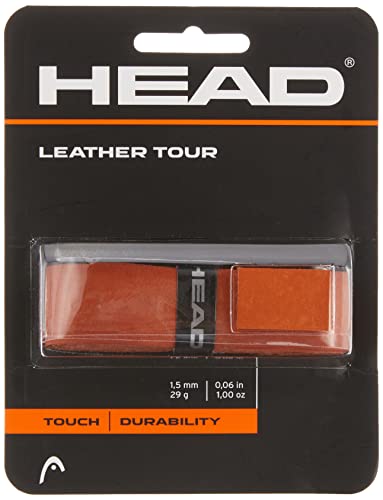 HEAD Leather Tour Tennis Racket Replacement Grip – Racquet Handle Grip Tape