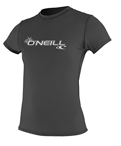 O’Neill Women’s Basic Skins Upf 50+ Short Sleeve Sun Shirt, Black, Small