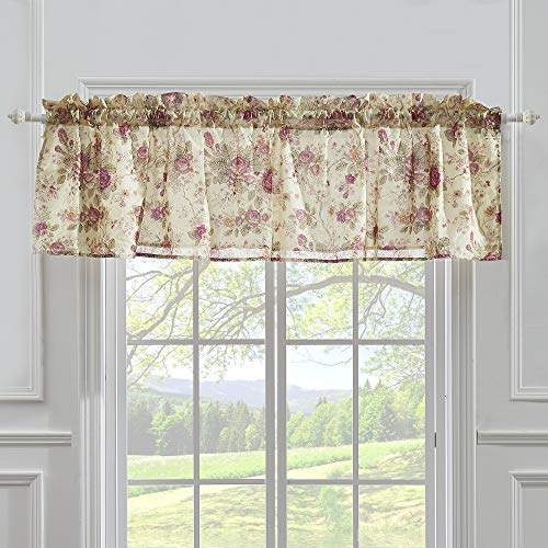 Greenland Home Antique Rose Valance, 84 by 21-Inch