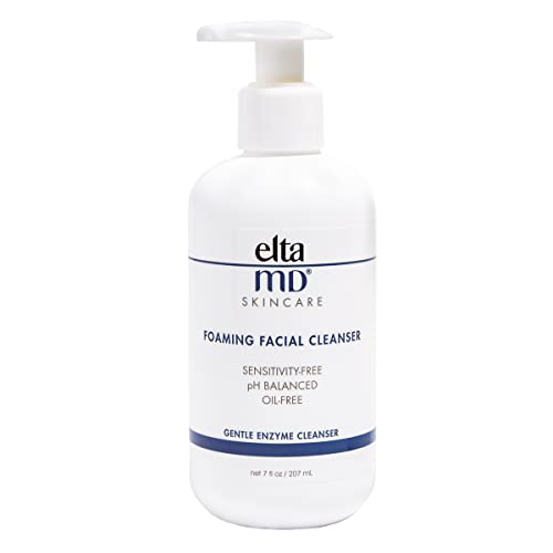 EltaMD Foaming Facial Cleanser, Foaming Face Wash for Oily Skin, Gently Cleanses and Helps Remove Oil and Dead Skin Cells, Daily Face Wash for Morning and Night Use, For All Skin Types, 7 oz Pump