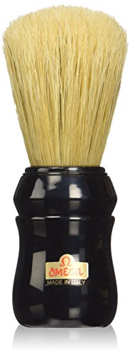 Omega Pure Bristle 10049 Shaving Brush, Black