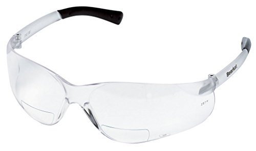 MCR Safety Glasses BearKat ‎ ‎BKH20 Polycarbonate lenses, UV light protective eyewear, Bifocal Safety Glasses 2.0 Diopter