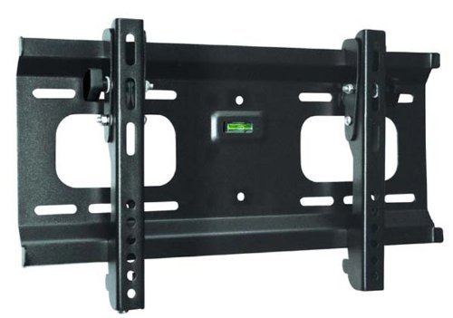 Ultra-Slim Black Adjustable Tilt/Tilting Wall Mount Bracket for Sharp Aquos LC-32D47UT (LC32D47UT) 32″ inch LCD HDTV TV/Television – Low Profile