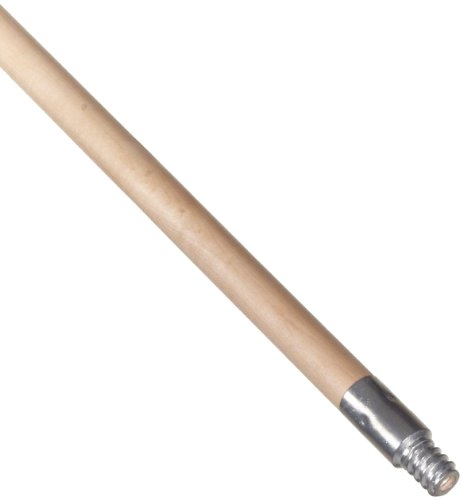 Weiler 44300 60″ Hardwood Handle, Threaded Metal Tip, 15/16″ Diameter, Made in the USA